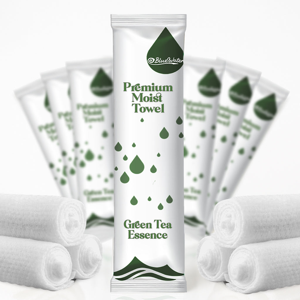 Green Tea Essence Refresh Towels – A Calming Touch of Luxury
